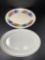 Sequoia White Oval Platter and Shenandoah Floral Platter