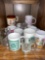 Coffee Mugs, Juice Glass and Jar