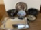 Silver Plate Tray and Pan, Bakeware, Reflector Bowls
