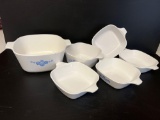 6 Pieces of Corning Cookware