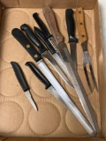 Meat Fork and Knives Lot