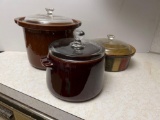 3 Lidded Casserole Dishes