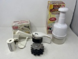 Rotary Grater and Easy Chop Chopper, Both with Boxes