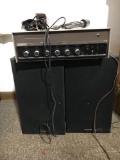 Vintage Amp, Speakers, Microphone