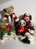Holiday Stuffed Animals & Pillow