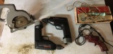 Tool Lot: Solder Irons, Battery Operated Drills, Circular Saw