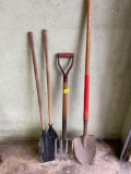 Shovel, Potato Fork and 2 Oars