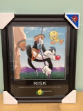 Warner Brothers Sylvester and Tweetie Risk poster Looney Tunes