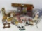 Cow Related Items- Figures, Wood Cut-Outs, Milk Cans, Magnets, Other Miniatures