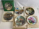 6 Collector Plates- Wildlife, Birds & Flowers