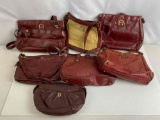 7 Ladies Etienne Aigner Leather Handbags