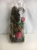 Pine Cones, Cinnamon Stick and Other Items in Bag