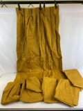 70's Style Gold Draperies