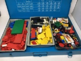 Vintage Metal Case with LEGO Platforms, Pieces and Accessories