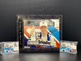 Mark Martin Signed Plaque and Racing Cards