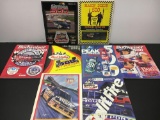 Souvenir Racing Programs Including 1996 Daytona 500 Signed by Dale Jarrett