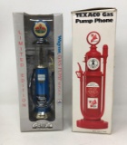 Gearbox Ltd. Ed. Amoco Wayne Gas Pump Replica and Texaco Gas Pump Phone- Both New with Boxes