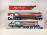 3 Exxon Toy Tanker Trucks- All with Boxes