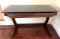 Contemporary Style Single Drawer Desk with Glass Top