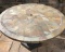 Metal Base Slate Top Table, Outdoor Patio