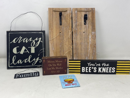 Wall Decor- Signs, Wooden Plaques