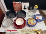 Bakeware, Cookbooks, Box Grater, Pastry Frame, Microwave Popcorn Popper, Glass Bowl