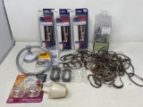 Towel Ring, Candolier Suction Cups (New), Glade Plug-Ins, Shower Rings, Shower Hooks