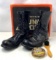 Corcoran Jump Boots, Size 9D, with Box, Boot Polish and Brush