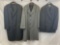 2 Men's Overcoats and Man's Bill Blass Select Suit