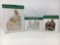 3 Nativity Items- 2 Scenes, 1 Candle Holder, All with Boxes