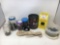 Jars & Containers of Screws, Nails, Nuts & Bolts and Length of Rope and Cording