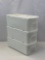 Plastic 3-Drawer Storage Cabinet