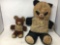 2 Vintage Plush Teddy Bears