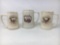 3 Large Gold-Rimmed Mugs- 2 are NCOA with Eagle Herald, Other is Williamsburg VA