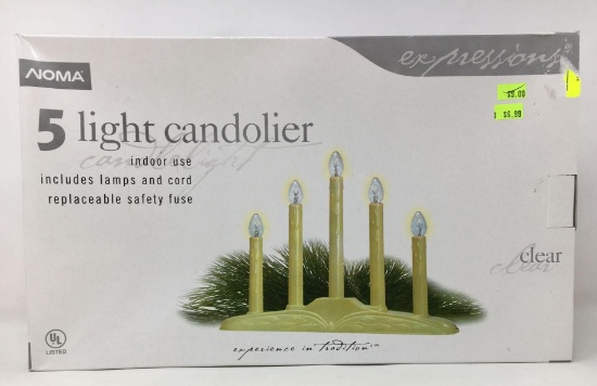 Noma 5-Light Candolier, New in Box