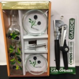 Dipping Set and Garden Can Opener- Both New, Never Used