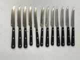 12 Henckel's Steak Knives