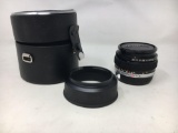 Olympus 50mm Zoom Lens with Case and Shade