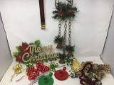 Grouping of Christmas Decorations