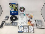 Roxio VHS to DVD Kit, Set-Up CDs, Computer Hard Drives, Cables, More