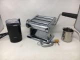 Krups Coffee Grinder, la nuova Altea Pasta Machine and Stainless Pourer