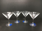 4 Oneida Schott Zweisel Martini Glasses