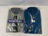 2 Men's Dress Shirts- New in Packaging