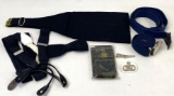 Air Force Blue Webb Belt, Cummerbund, Suspenders, Bow Tie and Other Accessories