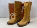Acme Leather Cowboy Boots, Size 9D, with Box