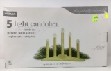 Noma 5-Light Candolier, New in Box