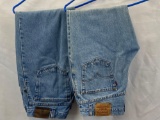 2 Pairs of Men's Jeans- Levi's 550 and St. John's Bay