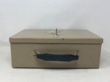 Cash Box with Key, No Drawer