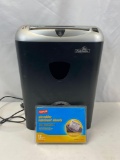 Fellowes Paper Shredder with New Package of Shredder Lubricant Sheets