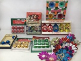 Vintage & Other Christmas Ornaments and Metal Reflectors